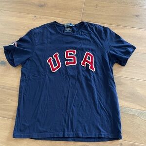 Ralph Lauren Dark Blue USA Tee
